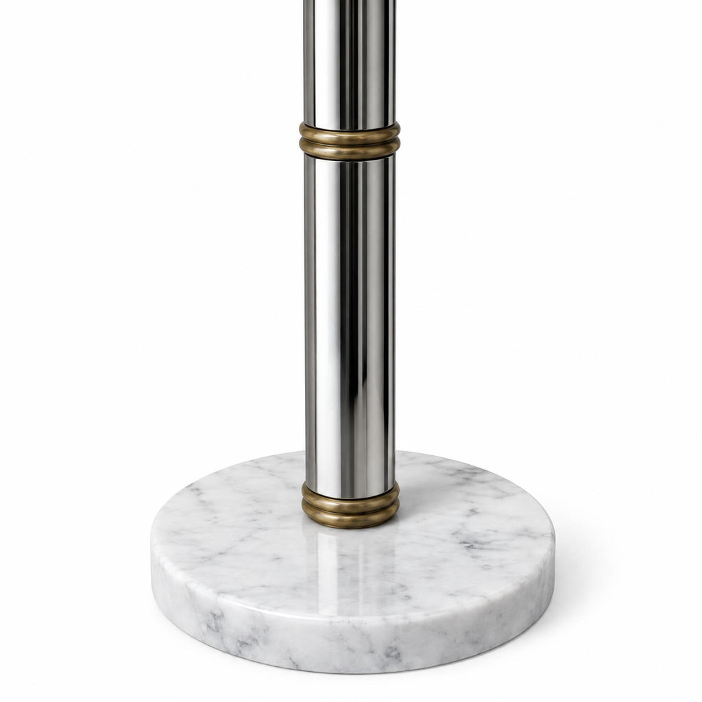 Par de lámparas de mesa de bambú estilo Art Déco