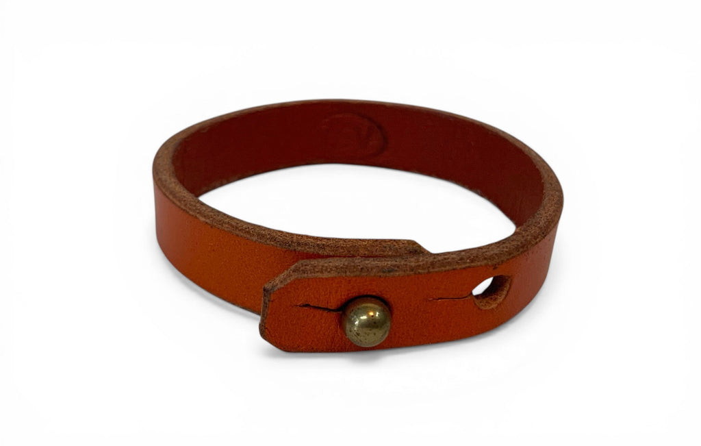 Handmade artisanal leather bracelet