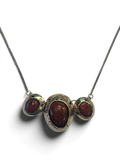 Bronze necklace with custom-made ceramic insert