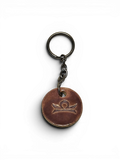 Hand-made ceramic key chain with zodiac symbol