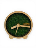 Recycled wooden table clock