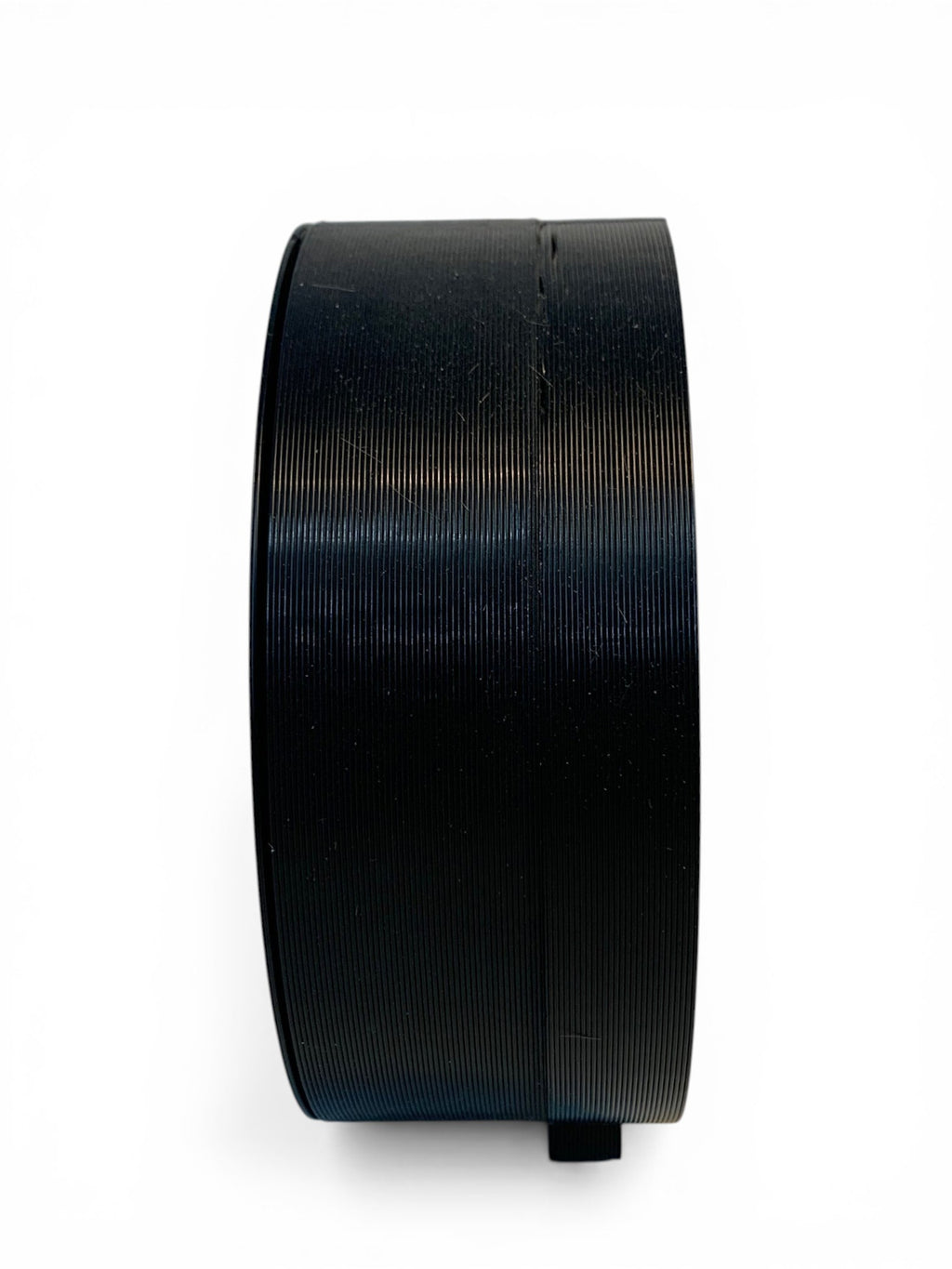 Table clock with abstract motif